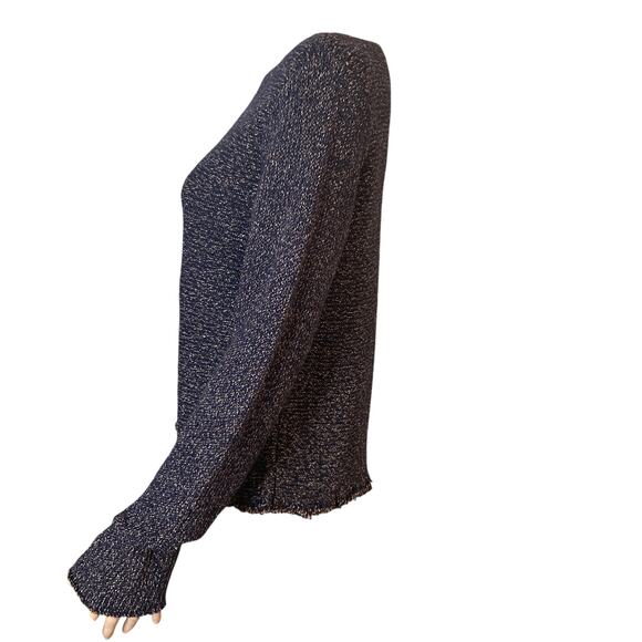 Eileen Fisher Fringe Hem Sweater Womens Small Wool Yarn Blend - Picture 10 of 12